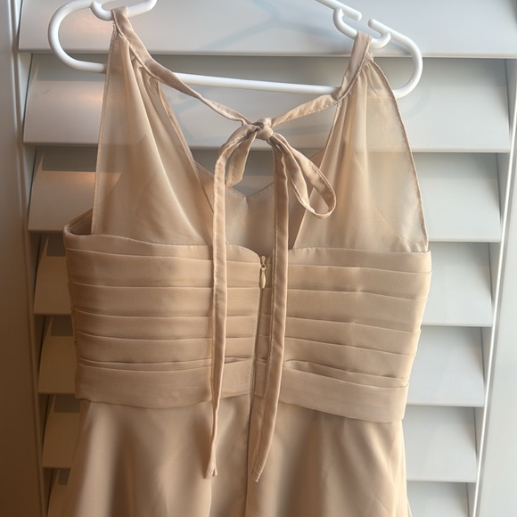 Champagne jr bridesmaid/flower girl dress 6 - Picture 4 of 6